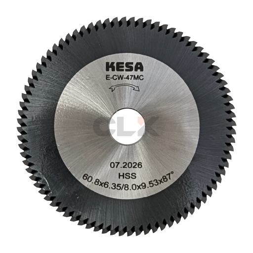 OEM Replacement for CW-47MC HSS Cutter for HPC Machines Edge Key Cutting Wheel KESA
