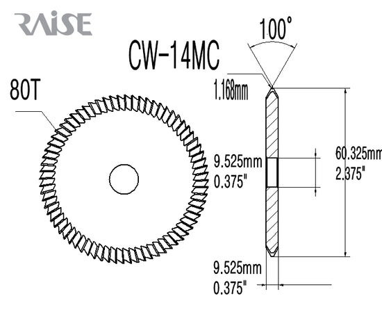 OEM Replacement for Standard Large Cylinder HSS Cutter for 1200 Series Machines Edge Key Cutting Wheel Raise