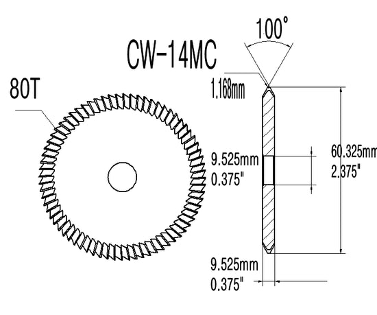 OEM Replacement for Standard Large Cylinder HSS Cutter for 1200 Series Machines Edge Key Cutting Wheel KESA