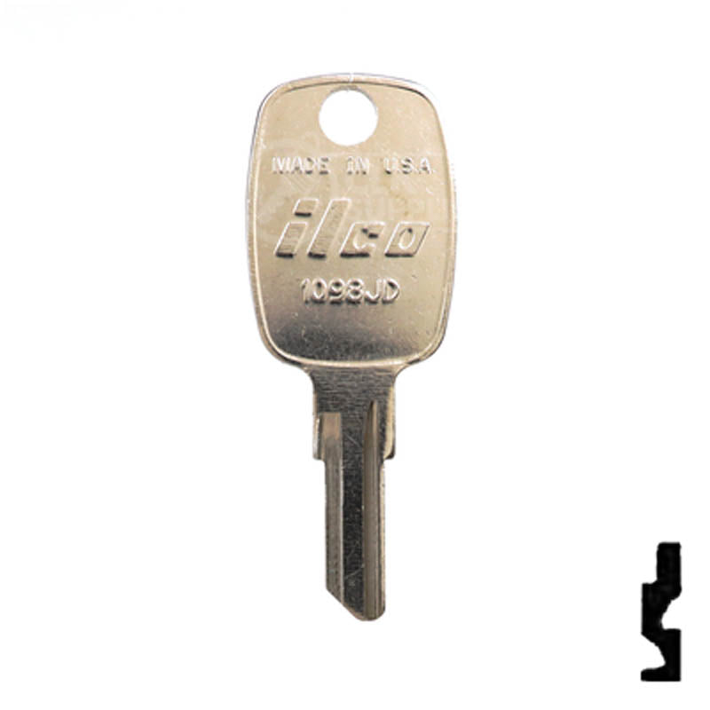 1098JD John Deere Key Equipment Key Ilco