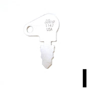 1147 Yard Tractor, Equipment Key Equipment Key Ilco