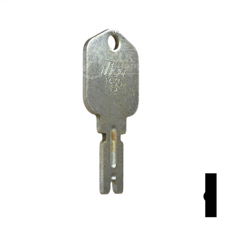 1430 Clark, Yale Fork Lift Key Equipment Key Ilco