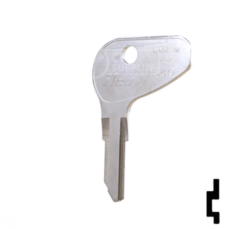 1540 Kubota Tractor Key Equipment Key Ilco