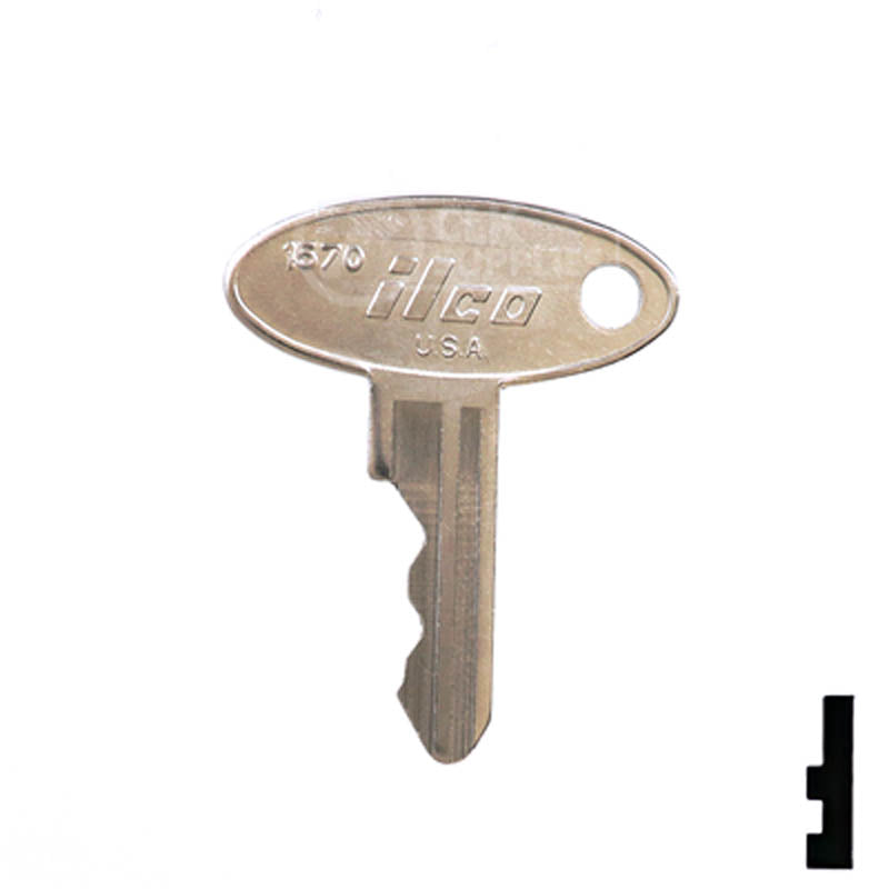 1570 Ford Tractor Key Equipment Key Ilco