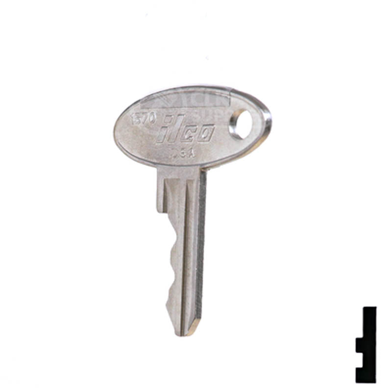 1570 Ford Tractor Key Equipment Key Ilco