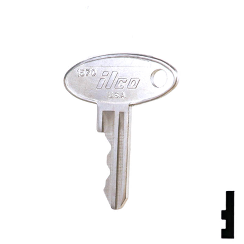 1570 Ford Tractor Key Equipment Key Ilco