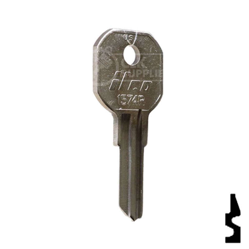 1574R Equipment Key Equipment Key Ilco