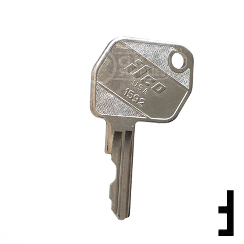 1592 Ford Tractor Key Equipment Key Ilco
