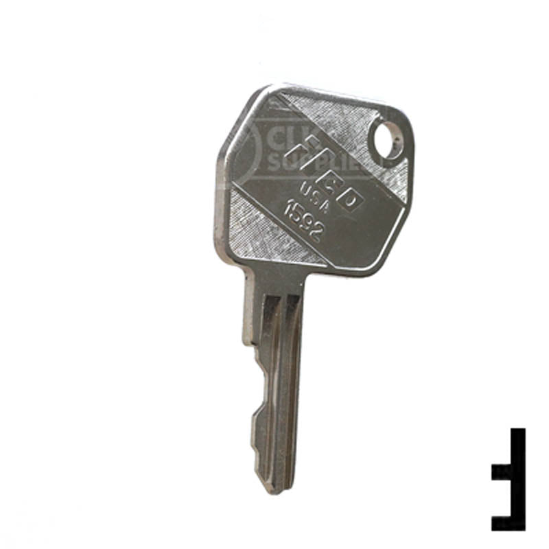 1592 Ford Tractor Key Equipment Key Ilco