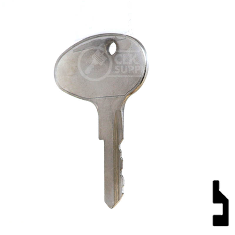 1596 Caterpillar, Mitsubishi Lift Key Equipment Key Ilco