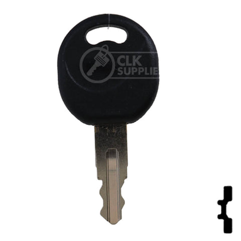 Key Blank | Caterpillar | CAT-1.P1S Equipment Key JMA USA