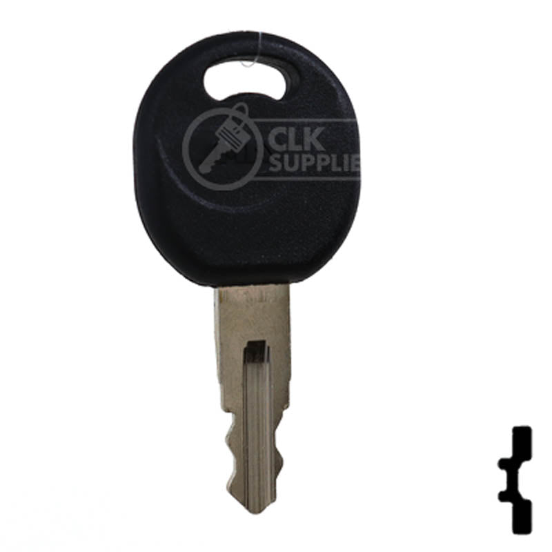 Key Blank | Caterpillar | CAT-1.P1S Equipment Key JMA USA