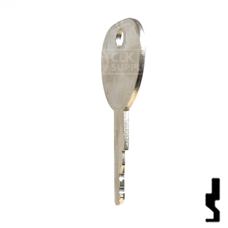 Key Blank | Kioti Tractors | 1694, KT1 Equipment Key Ilco