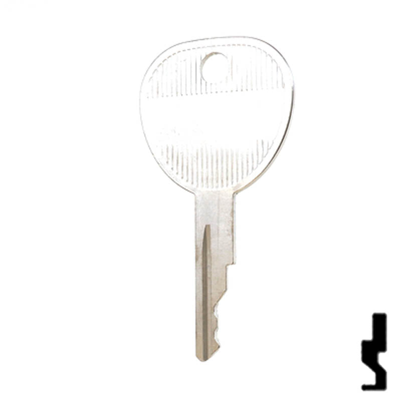 Key Blank | Kioti Tractors | 1694, KT1 Equipment Key Ilco