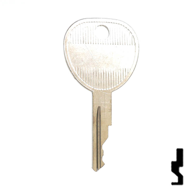 Key Blank | Kioti Tractors | 1694, KT1 Equipment Key Ilco