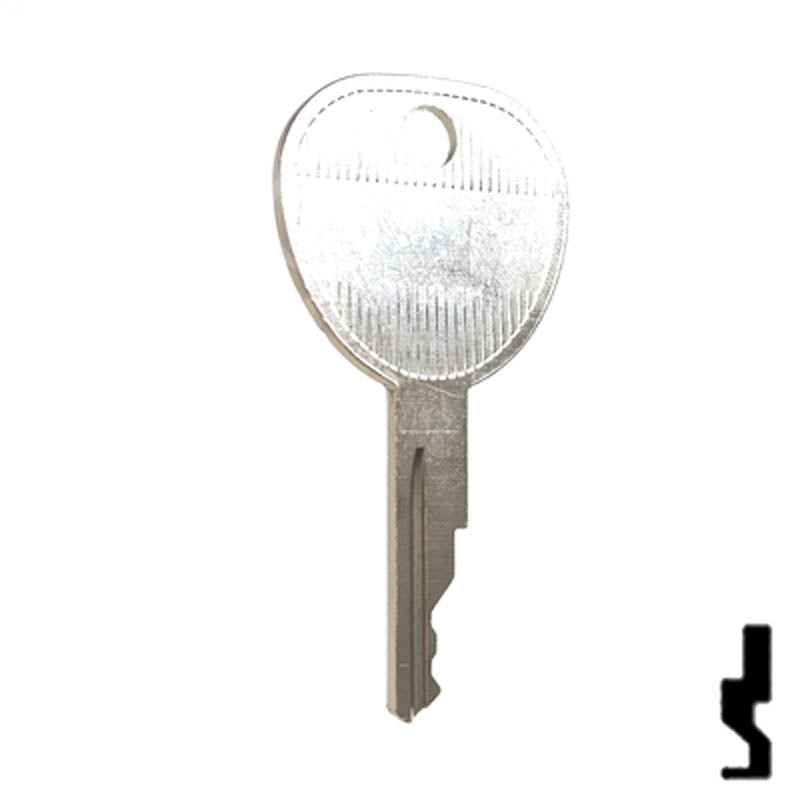 Key Blank | Kioti Tractors | 1694, KT1 Equipment Key Ilco
