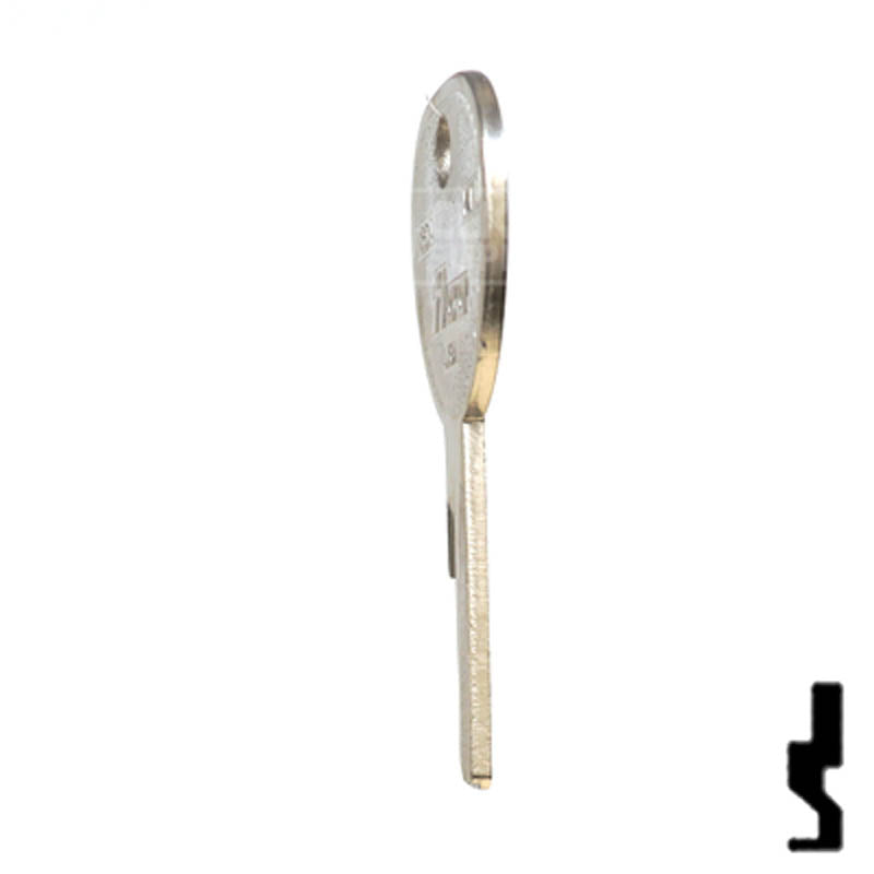 Key Blank | Kioti Tractors | 1694, KT1 Equipment Key Ilco