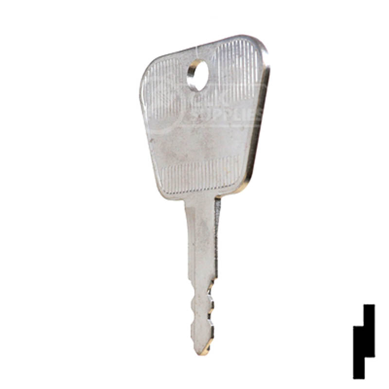 Key Blank | Kioti Tractors | 1695, KT2 Equipment Key Ilco
