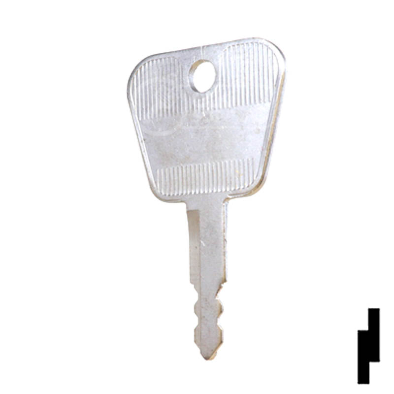 Key Blank | Kioti Tractors | 1695, KT2 Equipment Key Ilco