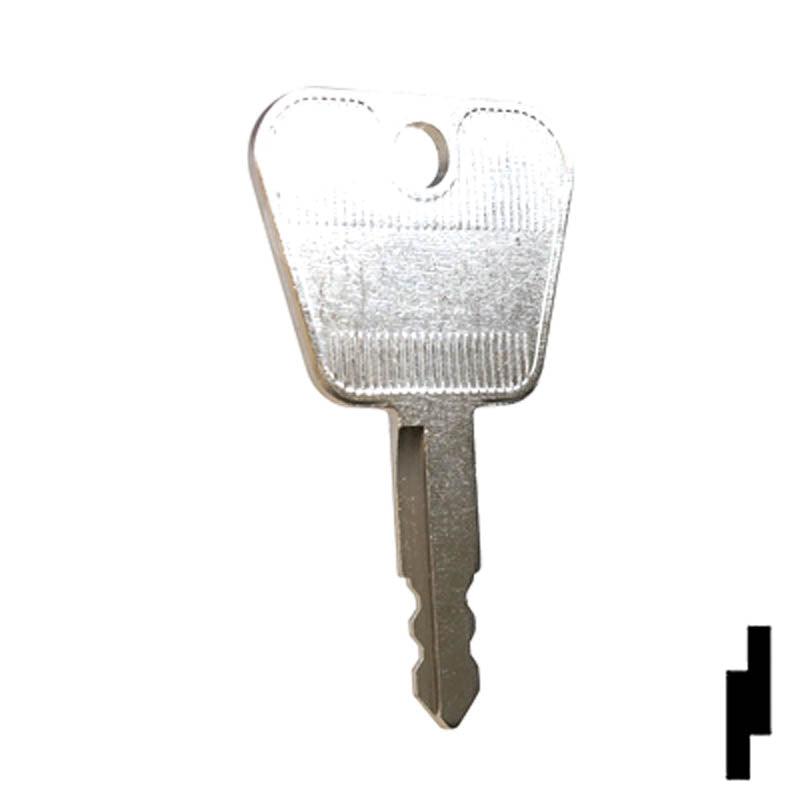 Key Blank | Kioti Tractors | 1695, KT2 Equipment Key Ilco