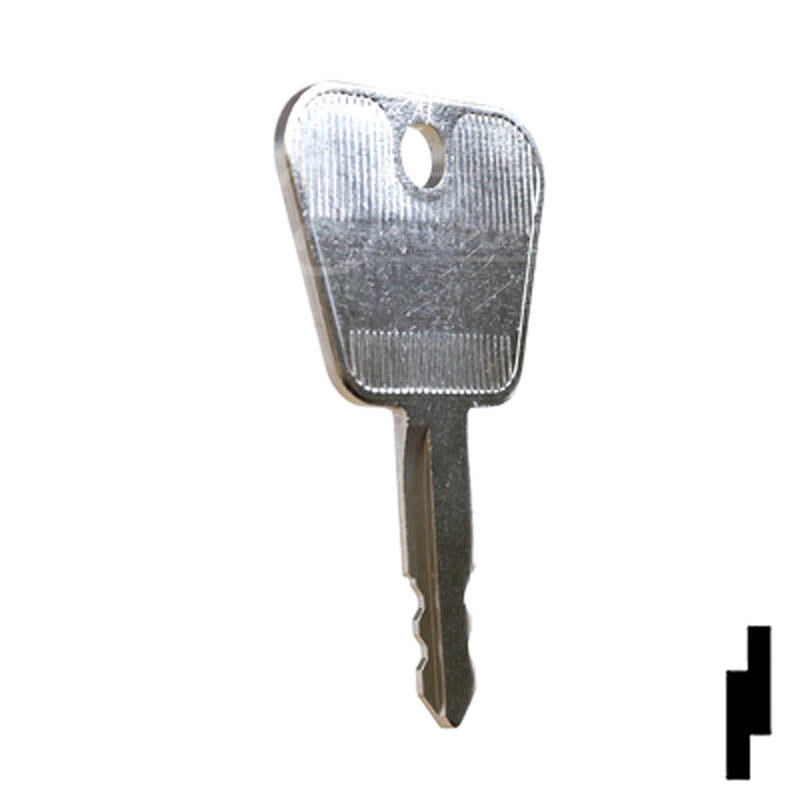 Key Blank | Kioti Tractors | 1695, KT2 Equipment Key Ilco