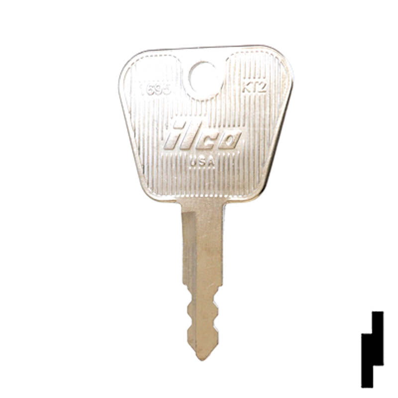 Key Blank | Kioti Tractors | 1695, KT2 Equipment Key Ilco