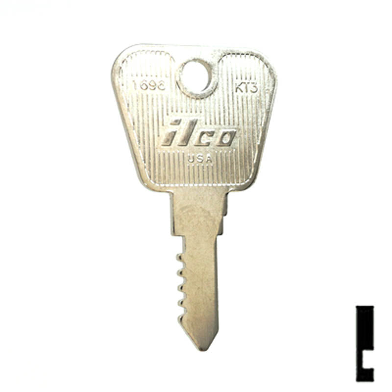 Key Blank | Kioti Tractors | 1696, KT3 Equipment Key Ilco