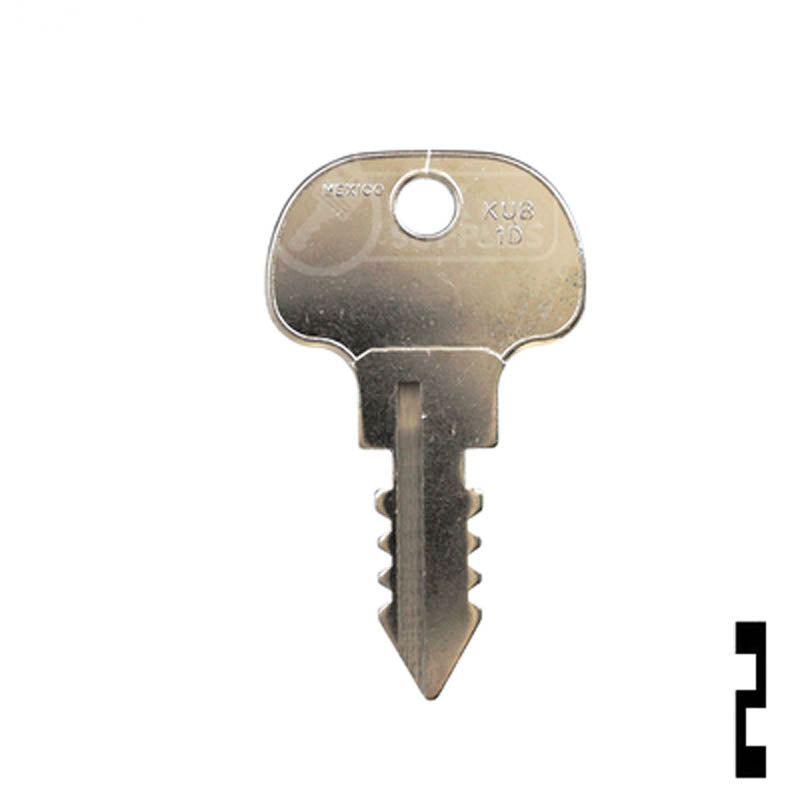 Key Blank | Kubota | KUB-1D Equipment Key JMA USA