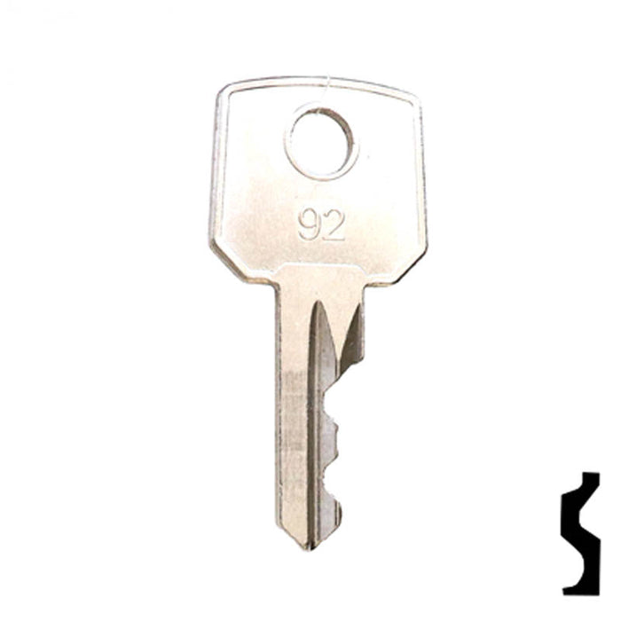 Precut Boom Lift Key | Haulotte | EQ-92 Equipment Key Cosmic Keys