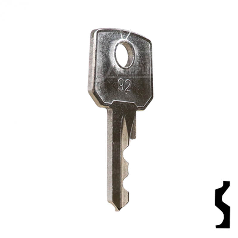 Precut Boom Lift Key | Haulotte | EQ-92 Equipment Key Cosmic Keys