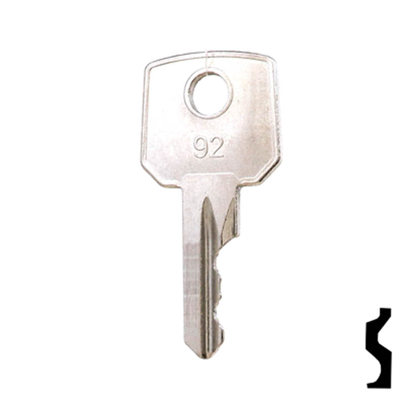 Precut Boom Lift Key | Haulotte | EQ-92 Equipment Key Cosmic Keys