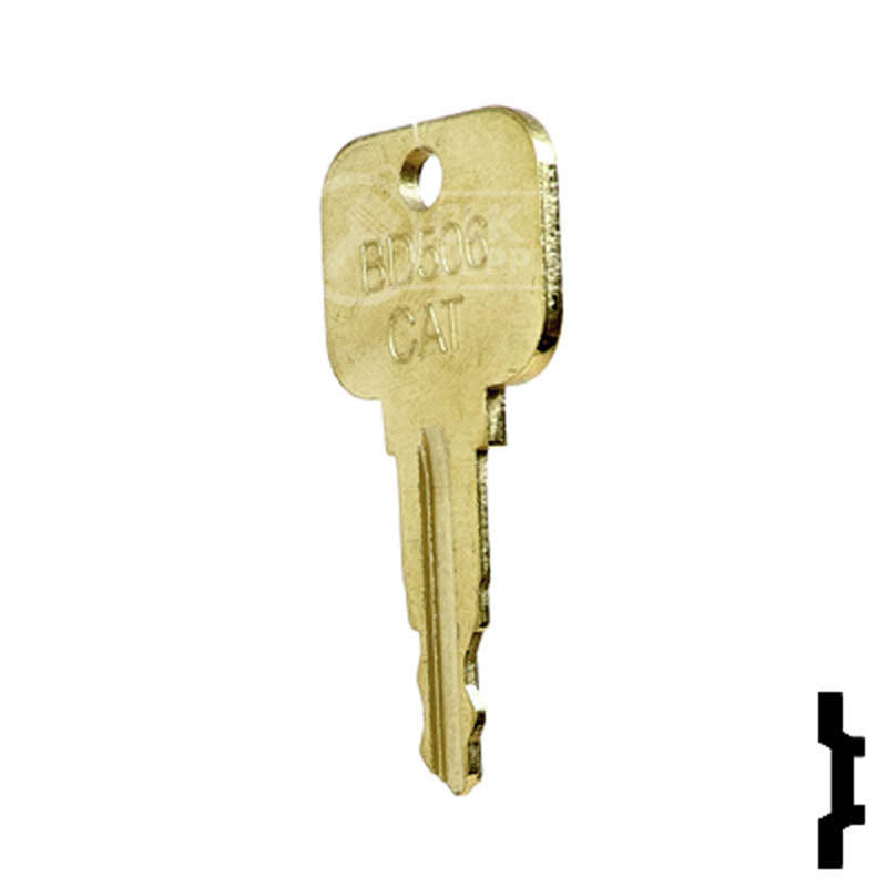 Precut Equipment Key | Caterpillar | BD506 Equipment Key Framon