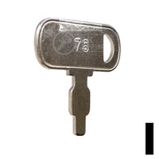 Precut Equipment Key | Honda Generator | EQ-75, BD204 Equipment Key Cosmic Keys