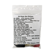 Precut Equipment Keys| Top 24 Construction Equipment Keys Equipment Key Cosmic Keys