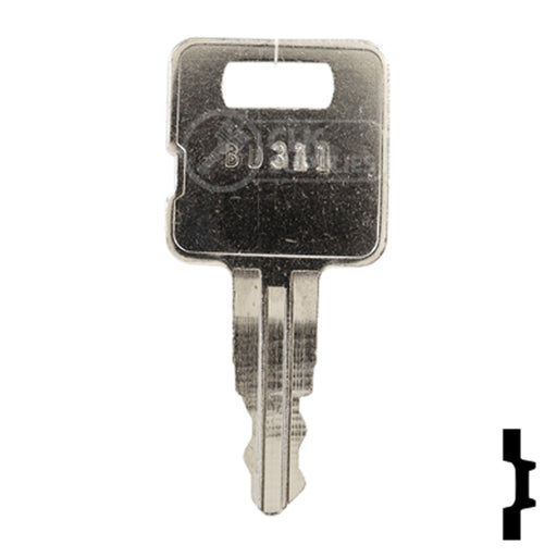 Precut Key Blank | Caterpillar | BD311 Equipment Key Framon Manufacturing Company, Inc