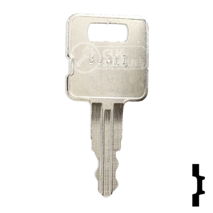 Precut Key Blank | Caterpillar | BD311 Equipment Key Framon Manufacturing Company, Inc