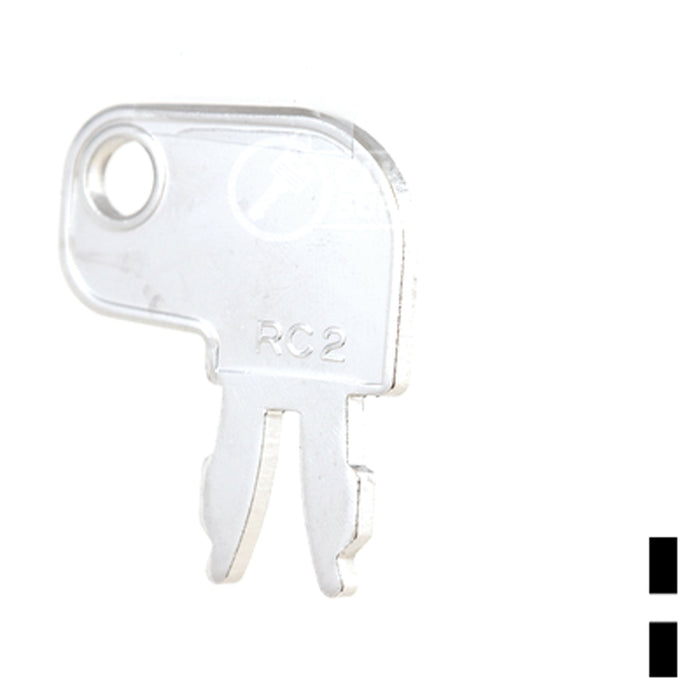 Precut Key Blank | Caterpillar | RC2, CNA2 Equipment Key Ilco