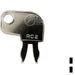 Precut Key Blank | Caterpillar | RC2, CNA2 Equipment Key Ilco