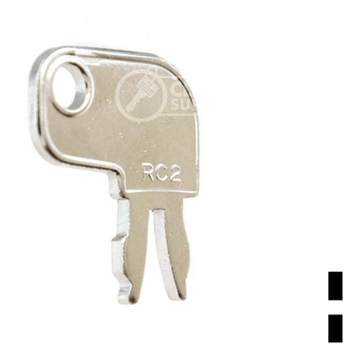 Precut Key Blank | Caterpillar | RC2, CNA2 Equipment Key Ilco