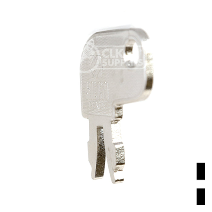 Precut Key Blank | Caterpillar | RC2, CNA2 Equipment Key Ilco