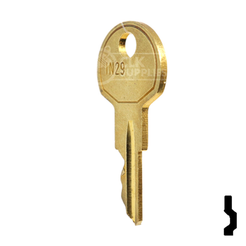 Precut Key Blank | Deco | BD30 Equipment Key Framon Manufacturing Company, Inc