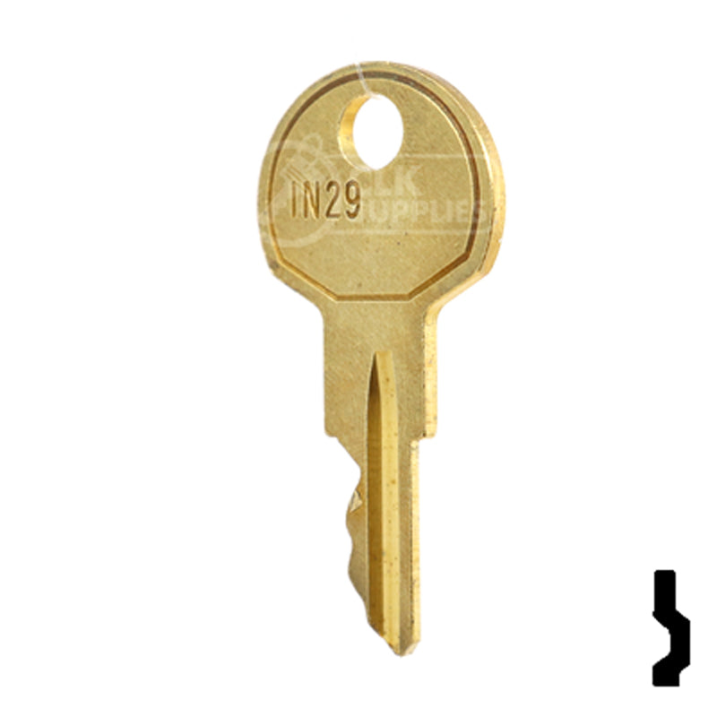 Precut Key Blank | Deco | BD30 Equipment Key Framon Manufacturing Company, Inc