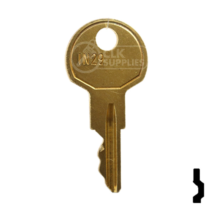 Precut Key Blank | Deco | BD30 Equipment Key Framon Manufacturing Company, Inc