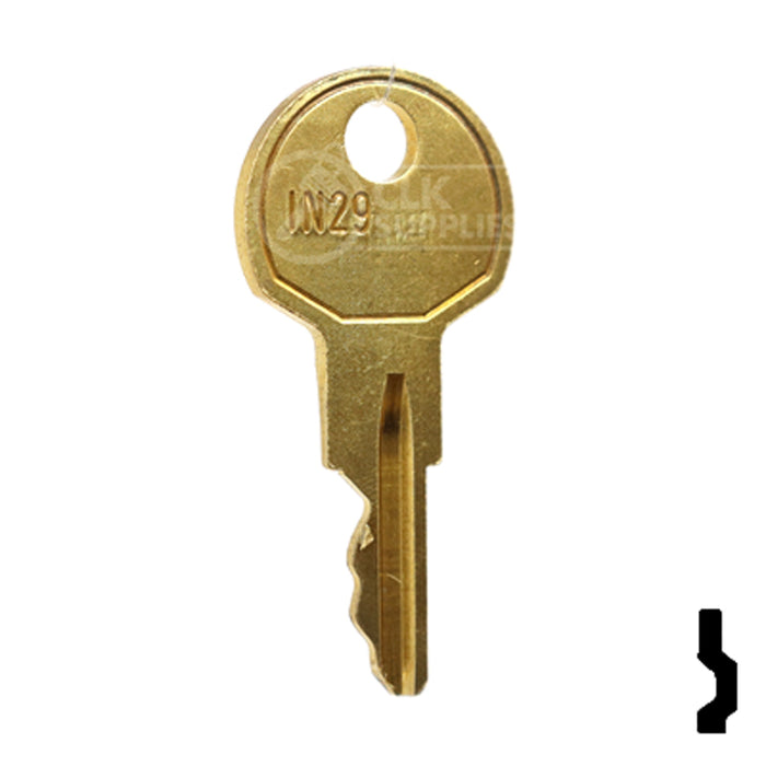 Precut Key Blank | Deco | BD30 Equipment Key Framon Manufacturing Company, Inc