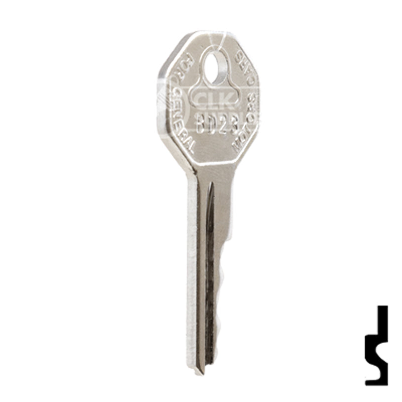 Precut Key Blank | Golf Cart | BD23 Equipment Key Framon Manufacturing Company, Inc
