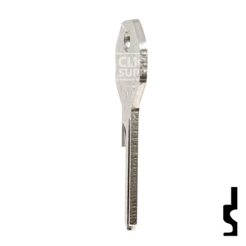 Precut Key Blank | Golf Cart | BD23 Equipment Key Framon Manufacturing Company, Inc