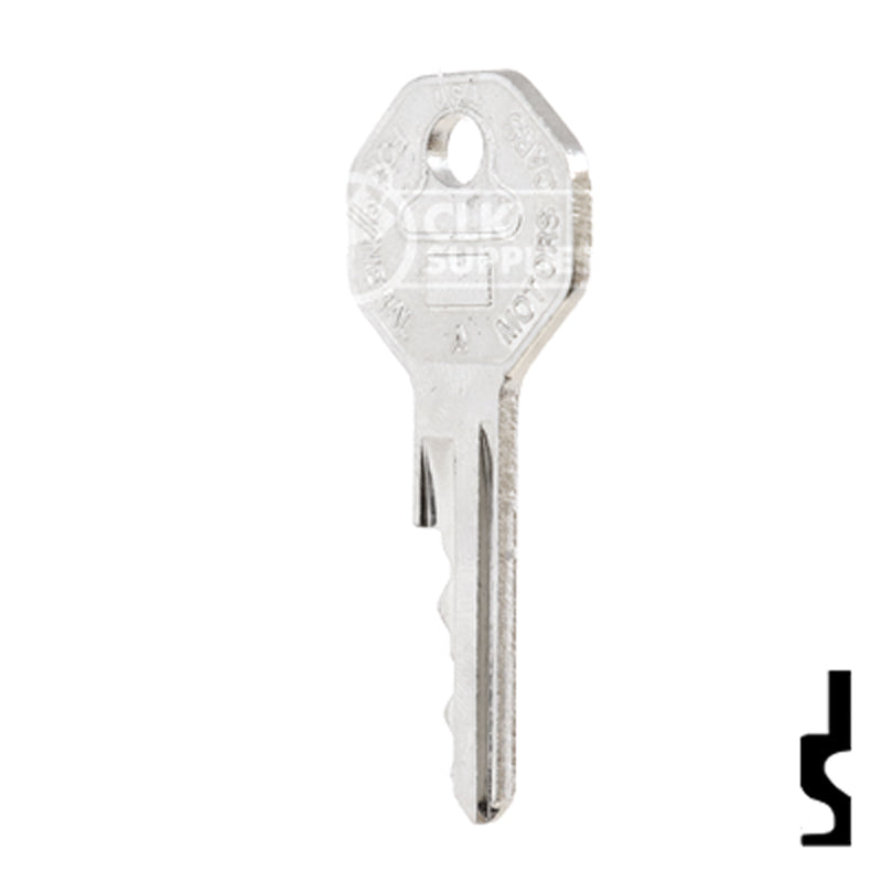 Precut Key Blank | Golf Cart | BD23 Equipment Key Framon Manufacturing Company, Inc