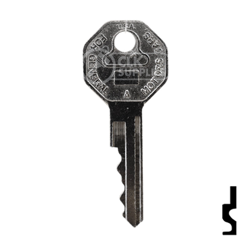 Precut Key Blank | Golf Cart | BD23 Equipment Key Framon Manufacturing Company, Inc