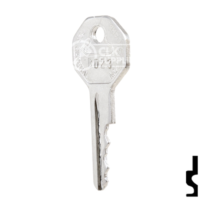 Precut Key Blank | Golf Cart | BD23 Equipment Key Framon Manufacturing Company, Inc