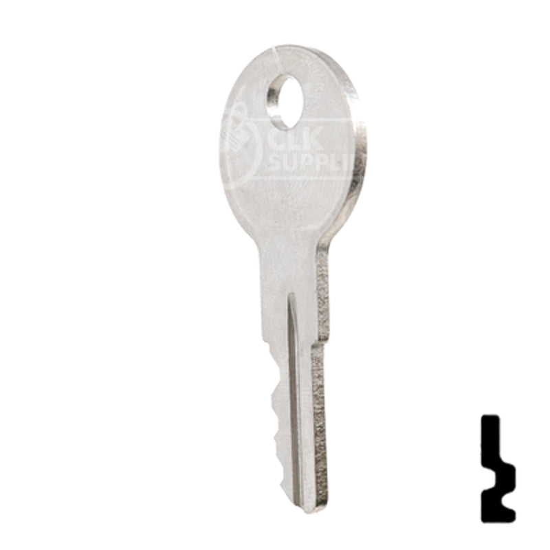 Precut Key Blank | Golf Cart | BD24 Equipment Key Framon Manufacturing Company, Inc